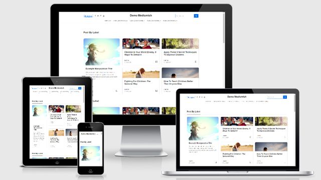 Template Mediumish Blogger