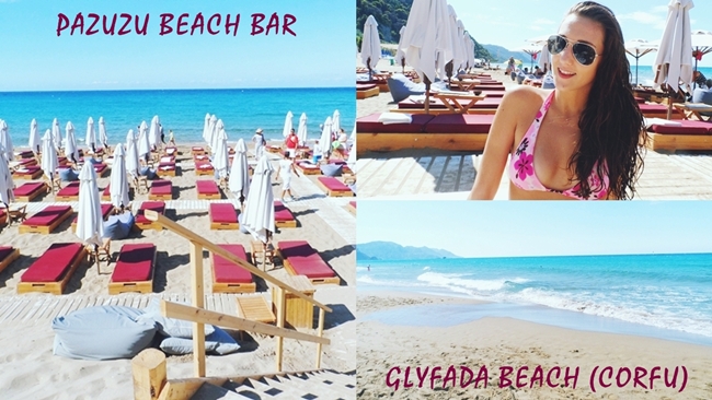 Travel video: GLYFADA beach and PAZUZU beach bar