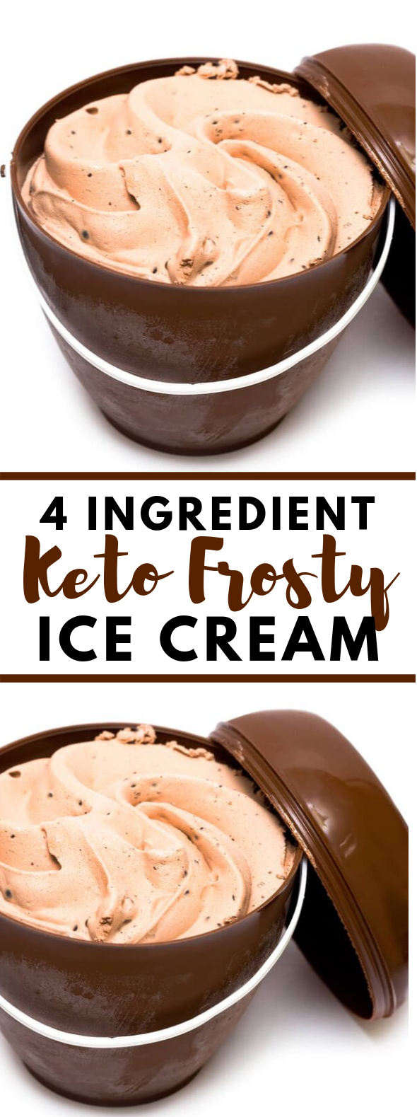 Sugar-Free Keto Chocolate Frosty Ice Cream (Best Dessert Recipe Ever!) #healthy #snacks