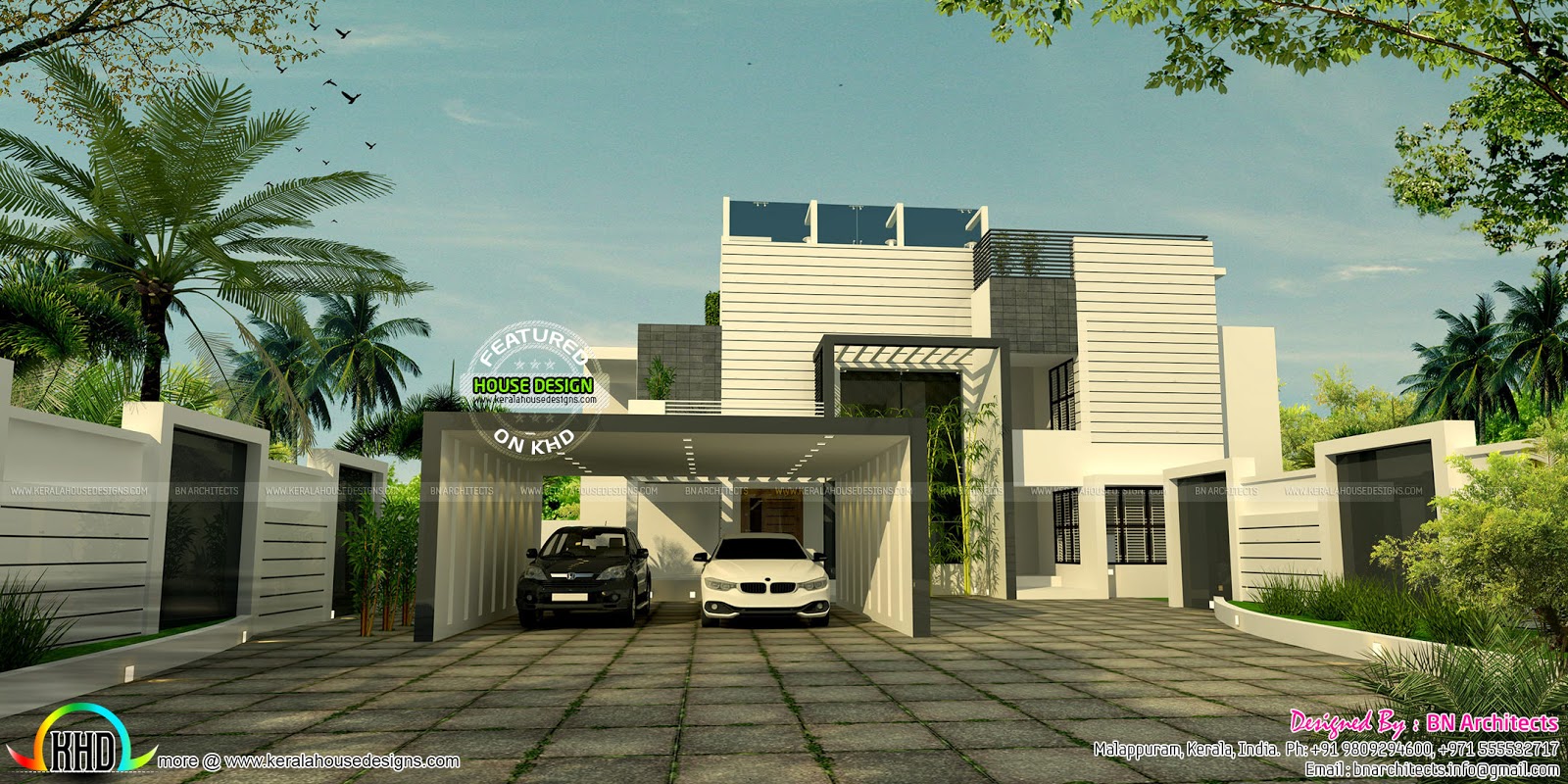 Kerala home  design  and floor plans  Awesome interior views 