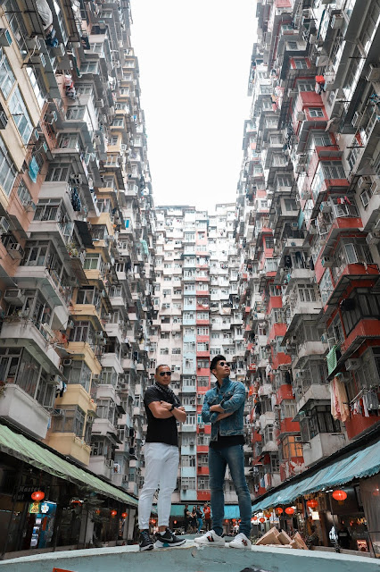 Leo Chan, Levitate Style, and Wil Fang wearing Denim Look in Hong Kong