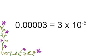 0.00003 equals 3 times 10 to the -5 power