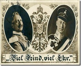 Wilhelm II Viel Feind, viel Ehr 800