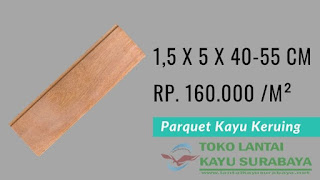 harga lantai kayu keruing