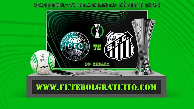 Assistir Coritiba x Santos ao vivo grátis 11/11/2024