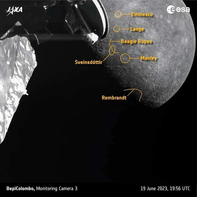 Imagen que nuestra las principales características de Mercurio
