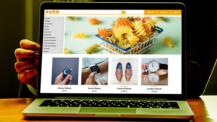 Make Ecommerce Website Front-End Using HTML CSS Bootstrap Udemy Coupon