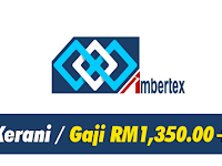 Kekosongan Terkini di Ambertex (M) Sdn Bhd - Kerani / Gaji RM1,350.00++