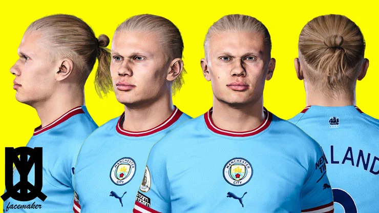 PES 2021 Erling Haaland Face