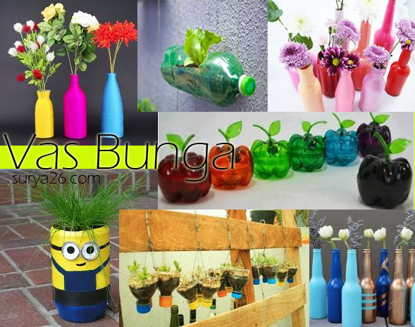 Wow 12 Gambar Vas Bunga Dari Botol Bekas