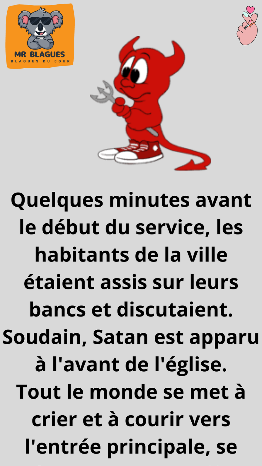 Le vieil homme n’a pas bronché quand le Diable est arrivé.