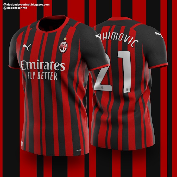 AC Milan - 2021/22 Home shirt prediction