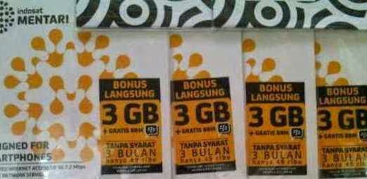 Paket Internet Mentari Super Data 3GB