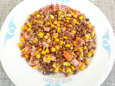 ensalada de lentejas