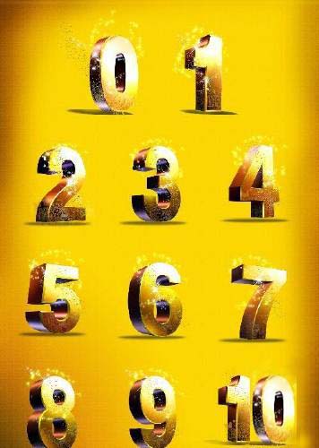 3d Numbers3