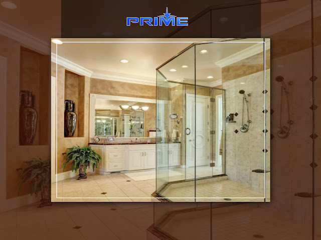 Frameless shower door New York