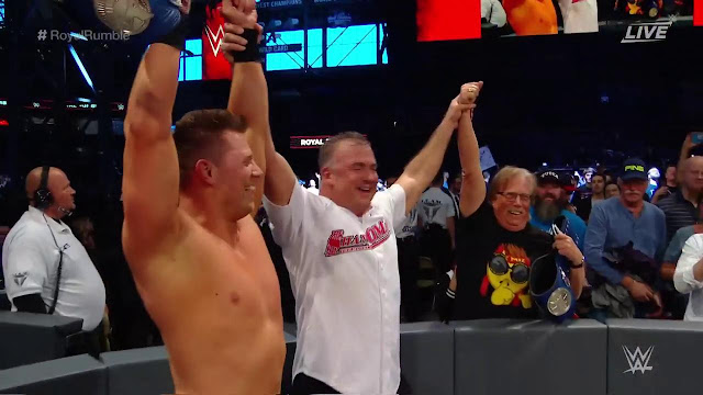 The Miz & Shane McMahon defeat The Bar To Become The New Smackdown Champions