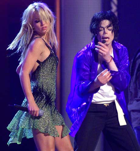 Michael Jackson with hotty