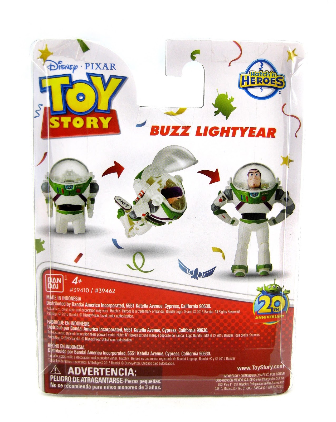  Hatch 'n Heroes Toy Story Buzz Transforming Figure : Toys &  Games