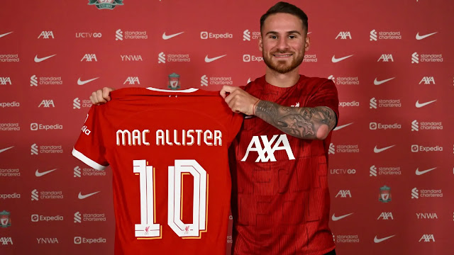 Mac Allister joins Liverpool from Brighton