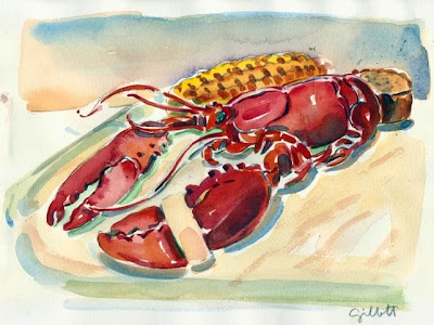Maine Lobster by Carol Gillott
