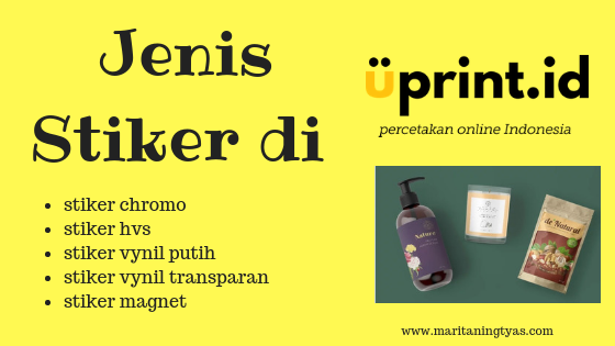 jenis stiker di uprint id