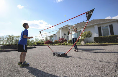 This Instant And Portable Badminton Court No Need Tools Or Stakes To Sets It Up