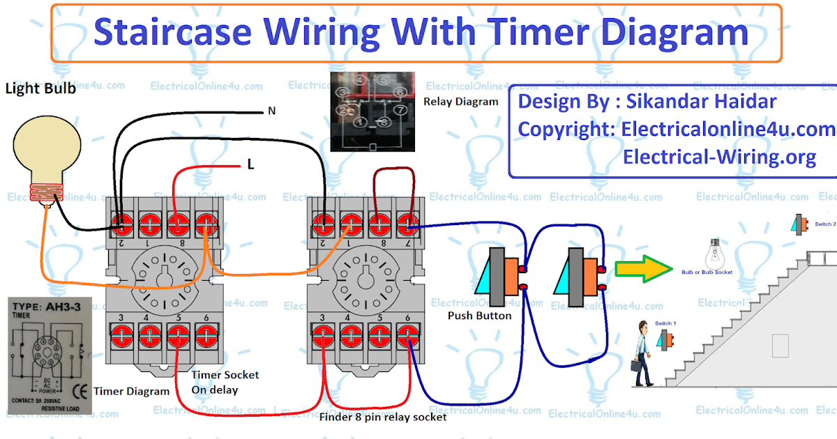 Staircase Timer Wiring Diagram - Using  something like  interrupt Timer And  