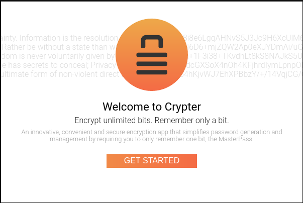 welcom to crypter