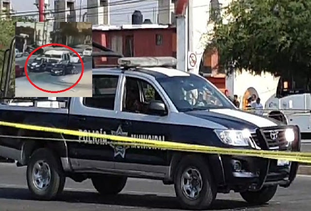 VIDEO.- El Sicariato ejecuta a sangre fría a 2 Policías en Celaya; Guanajuato fue captado por camaras