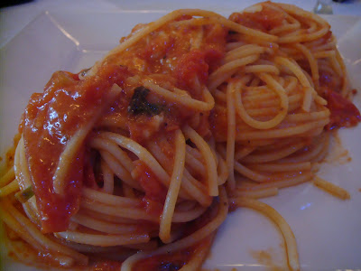 Pasta at Azzurro, Aruba