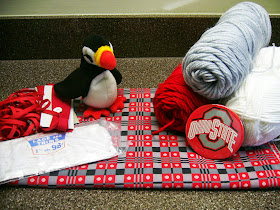 The Ohio State Buckeyes Operation Christmas Child Shoebox Crafting Supplies