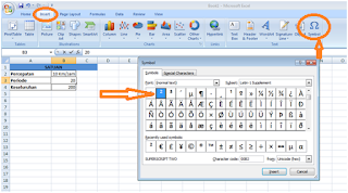 menu symbol excel