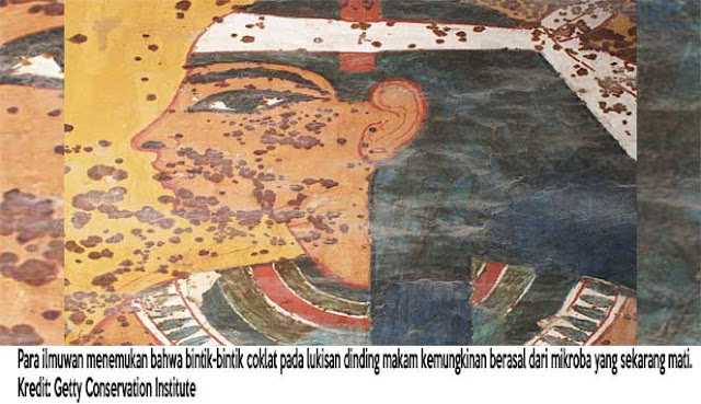 Lukisan Dinding di Makam King Tut