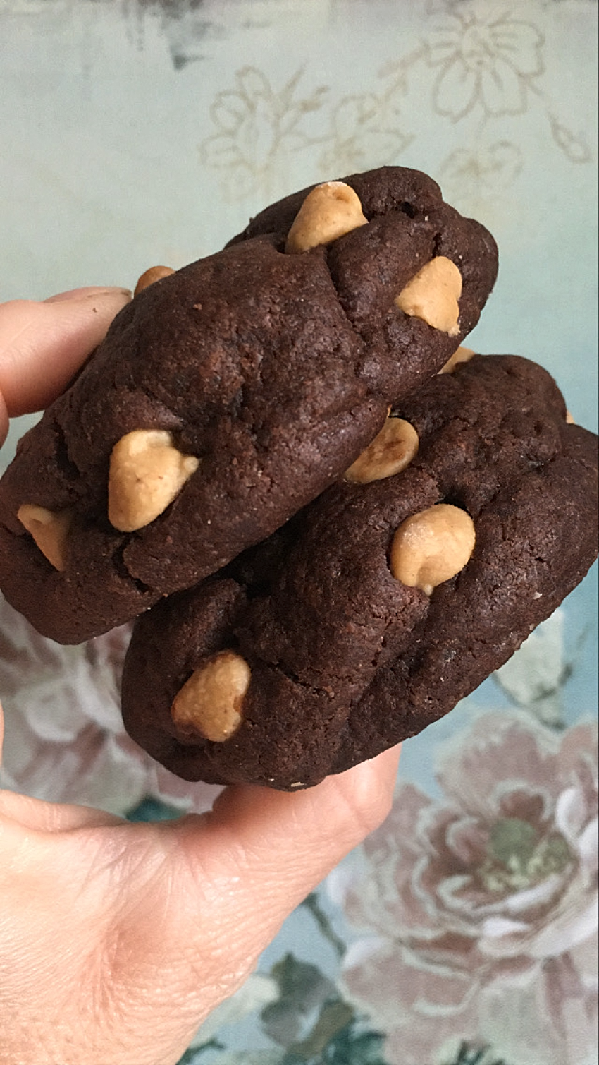 cookies-de-chocolate-con-crema-de-cacahuete