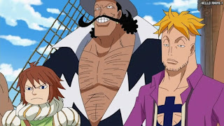 ワンピースアニメ 頂上戦争編 462話 マルコ ハルタ ビスタ | ONE PIECE Episode 462