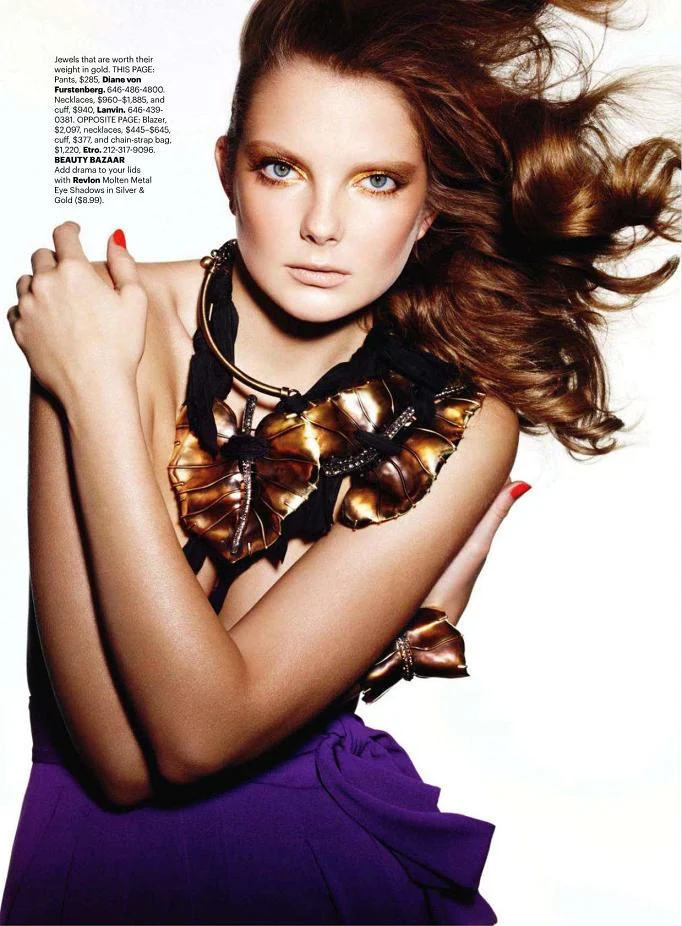 Eniko Minhalik, Harpers Bazaar US, March 2011