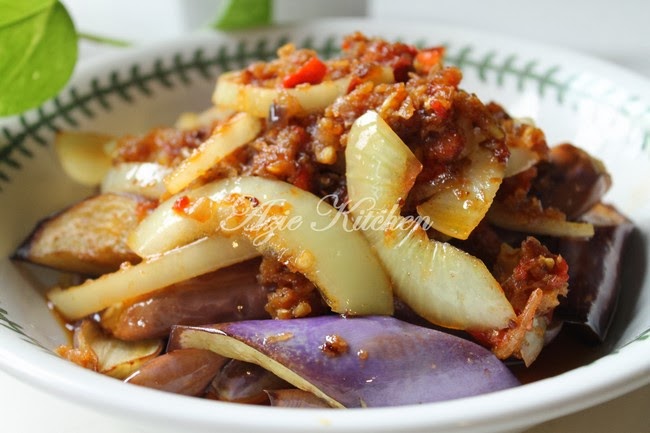 Terung Goreng Berlada Sedap - Azie Kitchen