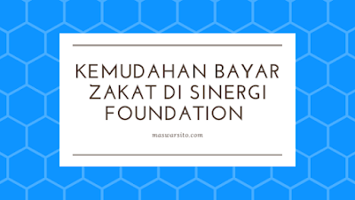 Bayar Zakat di Sinergi Foundation? Tinggal Scan, Langsung Bayar