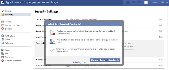 Restore Disable facebook