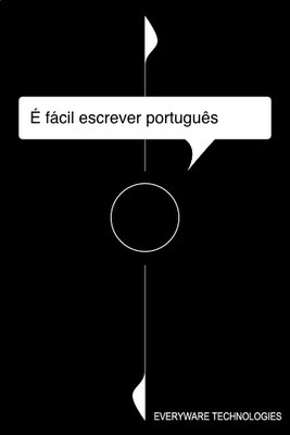 Captura de ecrã de uma mensagem escrita com o TypeinBraille: É fácil escrever braille em Português