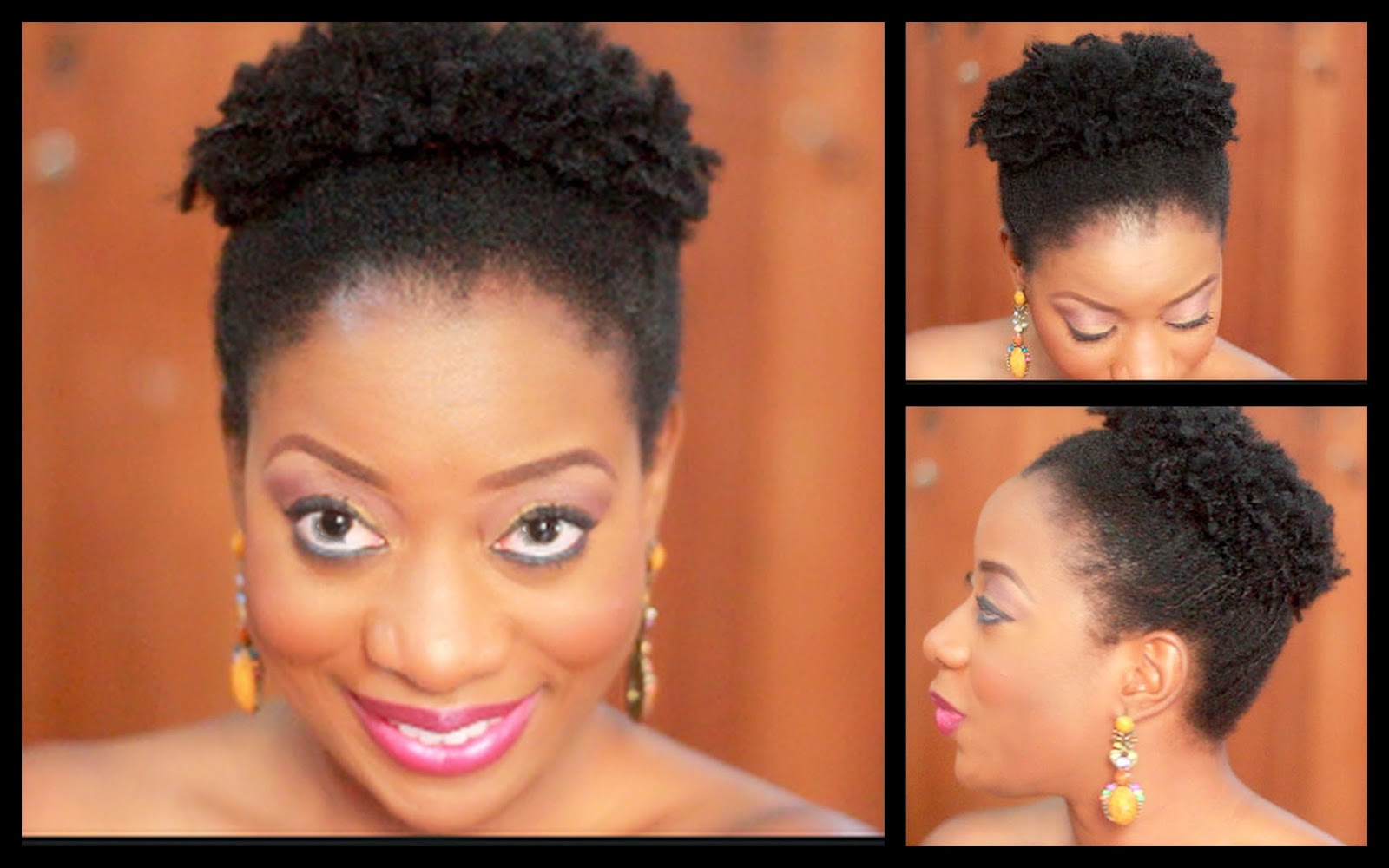 MY NATURAL HAIR HOW TO STYLE THE PINEAPPLE FRO SISIYEMMIE