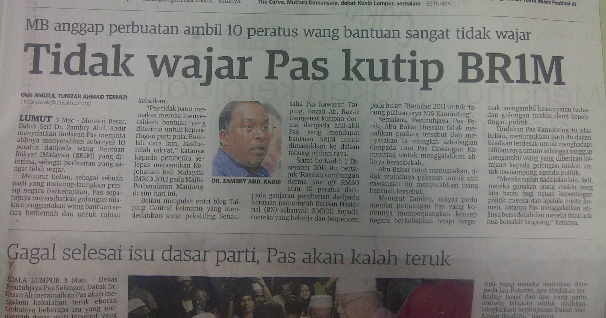 ALLAH MAHA BESAR. YDP PAS TAIPING CANANG MB PERAK FITNAH 