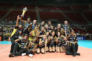 Praia Clube de Uberlândia Campeão da Supercopa Feminina de Voleibol de 2018