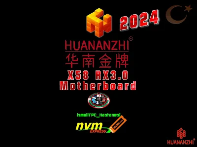 2024 HUANANZHI X58 RX3.0 NVMe M.2 SSD BOOTABLE BIOS MOD