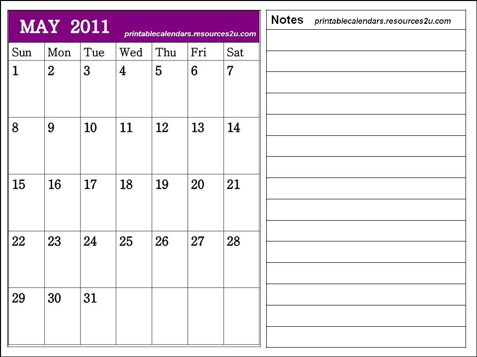 calendar of 2011. makeup Blank+calendar+2011+may