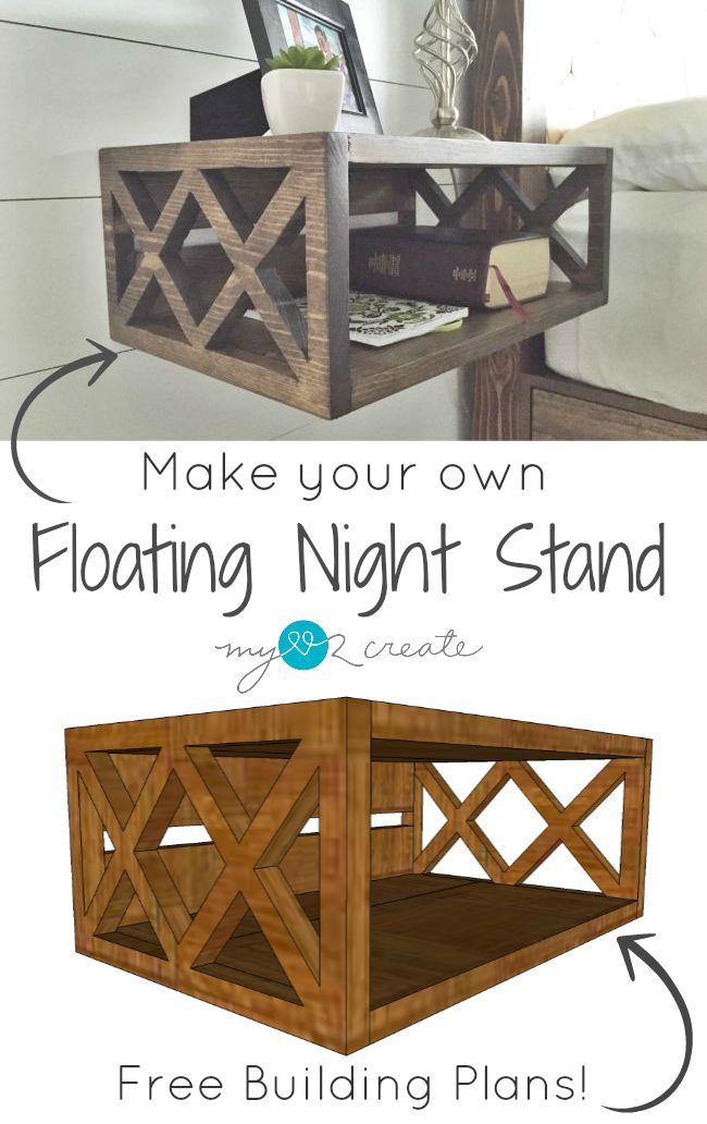 Floating Night Stand Building Plans, and a One Board ...
