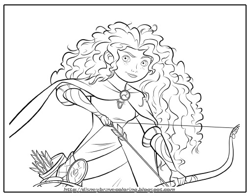 FREE BRAVE COLORING PICTURES title=