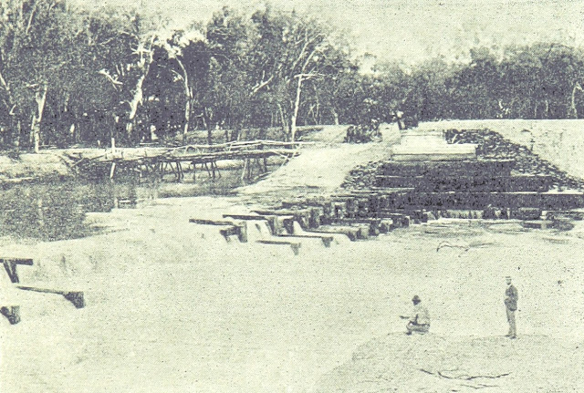 Willandra Weir, Lachlan River, 1896
