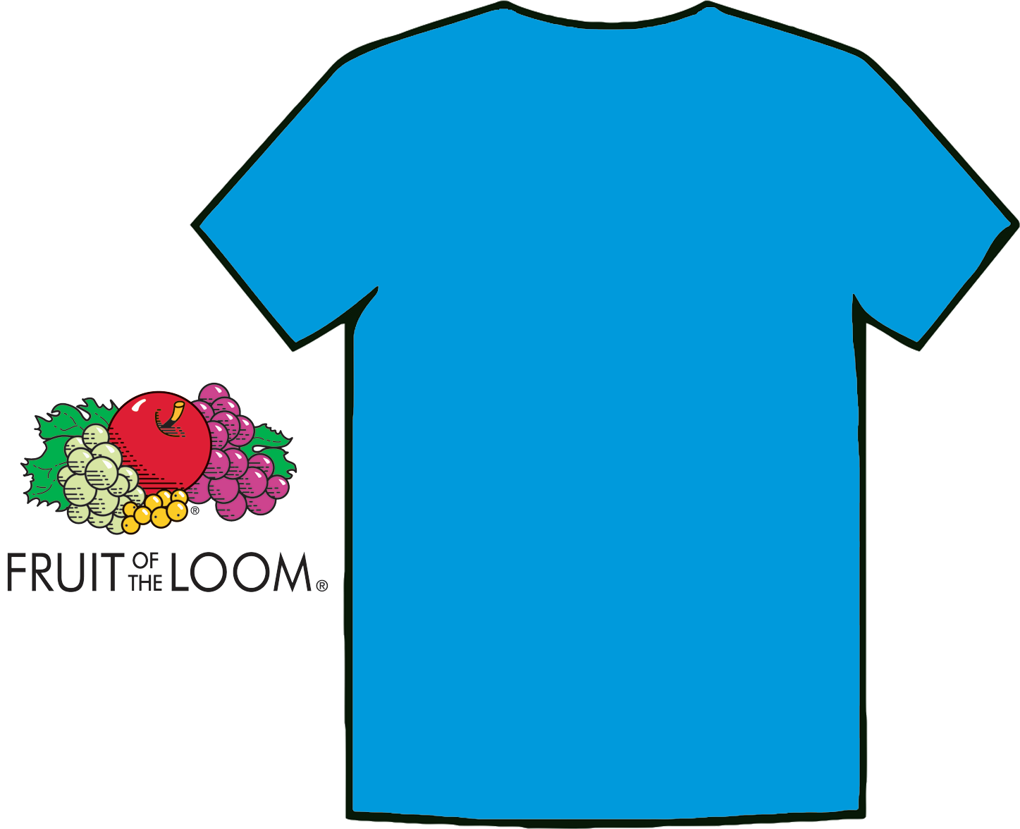 Download Images For Sky Blue T Shirt Front And Back | Fashion's ...